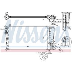 Chladič motora NISSENS 61379 - obr. 5