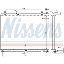 Chladič motora NISSENS 636009 - obr. 5