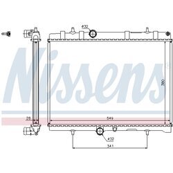Chladič motora NISSENS 63606A - obr. 5