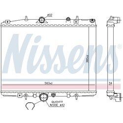 Chladič motora NISSENS 63705A - obr. 4
