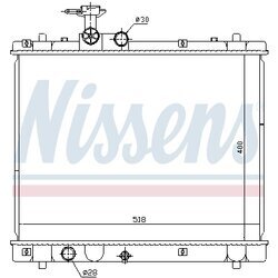 Chladič motora NISSENS 641758 - obr. 4
