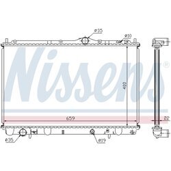 Chladič motora NISSENS 65543A - obr. 5