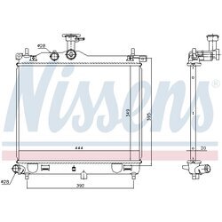Chladič motora NISSENS 67610 - obr. 5