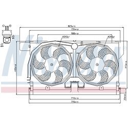 Ventilátor chladenia motora NISSENS 85513 - obr. 5
