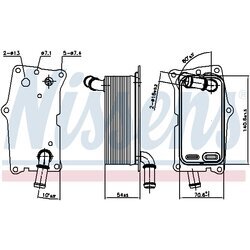 Chladič oleja automatickej prevodovky NISSENS 91104 - obr. 4