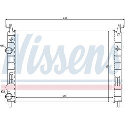Chladič motora NISSENS 61683 - obr. 4