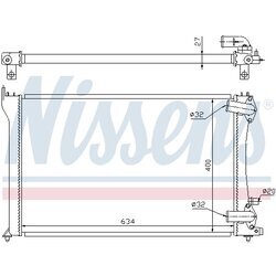 Chladič motora NISSENS 63701 - obr. 4