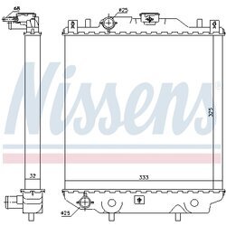 Chladič motora NISSENS 64174A - obr. 4