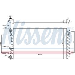Chladič motora NISSENS 65228 - obr. 4