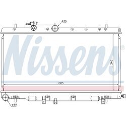 Chladič motora NISSENS 67709 - obr. 4