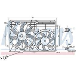 Ventilátor chladenia motora NISSENS 85643 - obr. 9