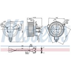Vnútorný ventilátor NISSENS 87048 - obr. 5