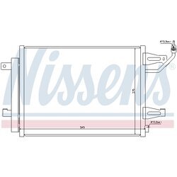 Kondenzátor klimatizácie NISSENS 940067 - obr. 5