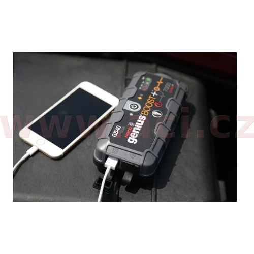 Štartovacia powerbanka + power banka štartovací prúd 1000 A, GENIUS BOOST PLUS GB40, (USA) /NOCO/ - obr. 2