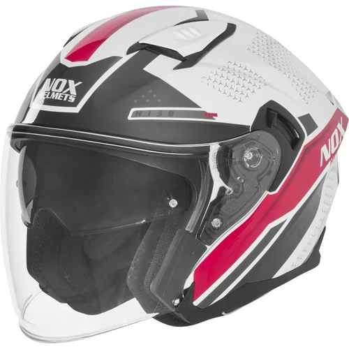 Prilba N130 EKTO NOX CASQN130EKTOBLANCROSE XS (biela, ružová, veľkosť XS)