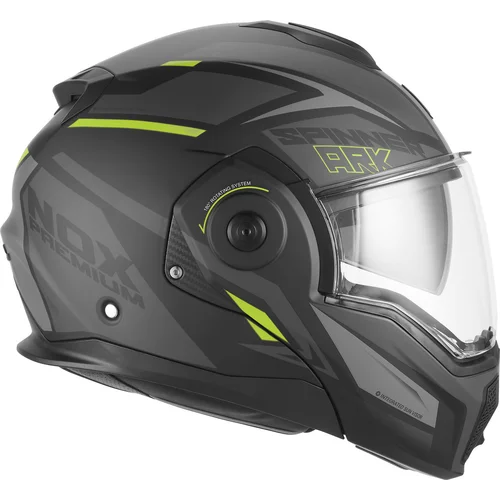Prilba SPINNER ARK PREMIUM, (čierna matná, žltá fluo, veľkosť XS) 2026 /NOX/ - obr. 1