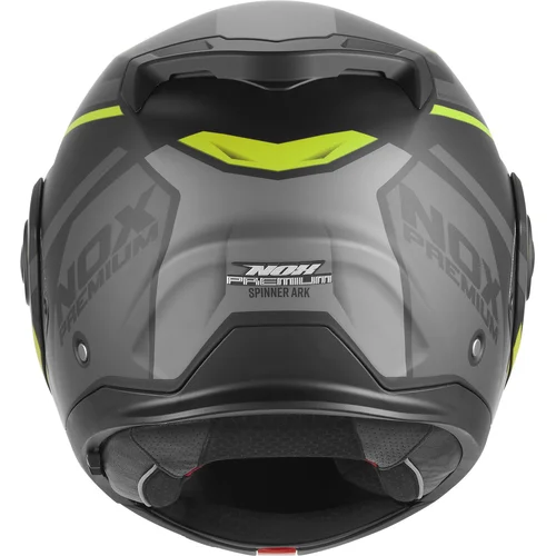 Prilba SPINNER ARK PREMIUM, (čierna matná, žltá fluo, veľkosť XS) 2026 /NOX/ - obr. 3