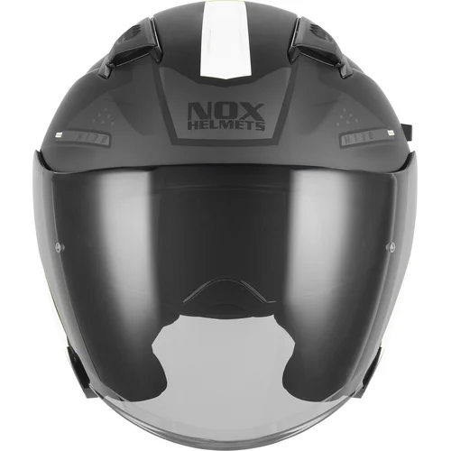Prilba N130 EKTO (čierna matná, biela, veľkosť XS) /NOX/ - obr. 1