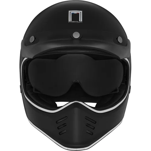 Prilba SEVENTY II PREMIUM, (čierna matná, veľkosť S) /NOX/ - obr. 1