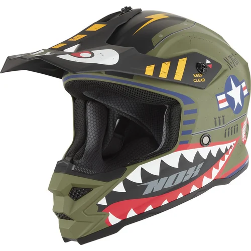 Prilba N761 FLY FIGHTER NOX CASQN761FIGHTERKAKIMAT S detská, (khaki, viac farieb, veľkosť S)