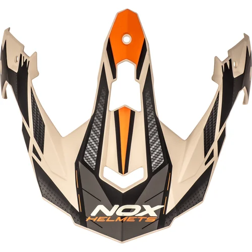 Piesková matná NOX VISIC312TRACKSABLEORANGEMAT šilt pre prilby N312 TRACK, oranžová)