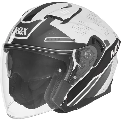 Prilba N130 EKTO NOX CASQN130EKTOBLANCNOIR 2XL (biela, čierna, veľkosť 2XL)