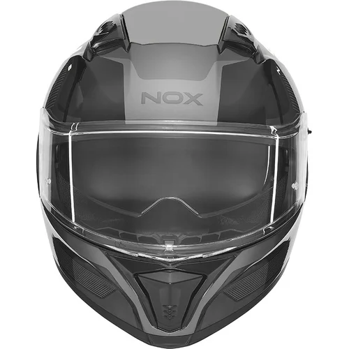 Prilba N402 MENTOR (čierna, biela, veľkosť XL) 2026 /NOX/ - obr. 2