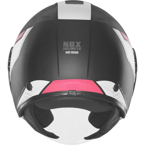Prilba N182 ROUND (čierna matná, ružová, veľkosť S) /NOX/ - obr. 2