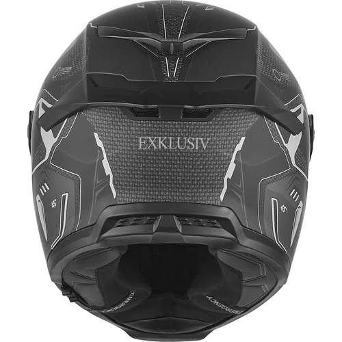 Prilba GOLIATH EXKLUSIV, (čierna matná, titánová, veľkosť L) 2026 /NOX/ - obr. 3