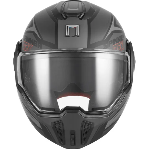 Prilba SPINNER ARK PREMIUM, (čierna matná, červená, veľkosť 2XL) 2026 /NOX/ - obr. 2