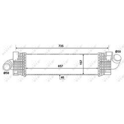 Chladič plniaceho vzduchu NRF 30906 - obr. 4