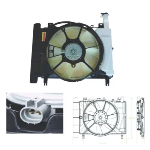 Ventilátor chladenia motora NRF 47698