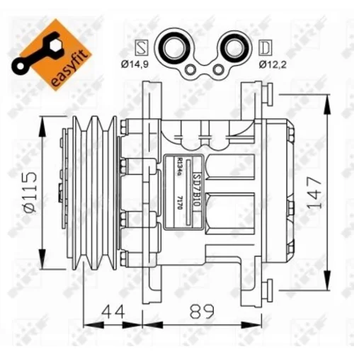 Kompresor klimatizácie NRF 32207G