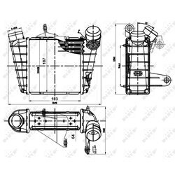 Chladič plniaceho vzduchu NRF 30842 - obr. 4