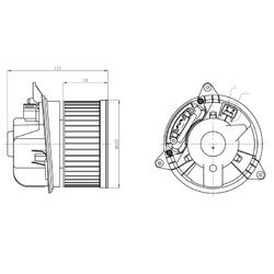 Vnútorný ventilátor NRF 34271 - obr. 4