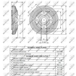 Spojka ventilátora chladenia NRF 49523 - obr. 4