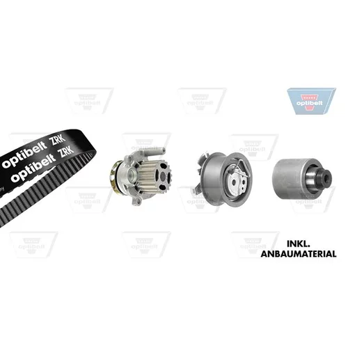 Vodné čerpadlo + sada ozubeného remeňa OPTIBELT KT 1237 W3