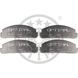 Sada brzdových platničiek kotúčovej brzdy OPTIMAL 9201