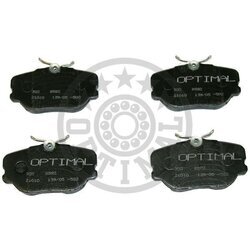 Sada brzdových platničiek kotúčovej brzdy OPTIMAL 9580