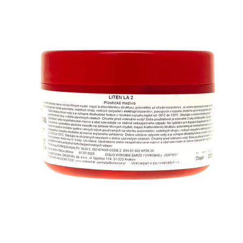 LITEN Mazivo LA2 250 g
