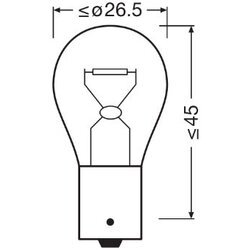 Žiarovka pre smerové svetlo OSRAM 7510TSP - obr. 1