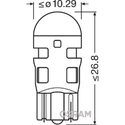 Žiarovka pre osvetlenie vnútorného priestoru 2880R-02B /OSRAM/