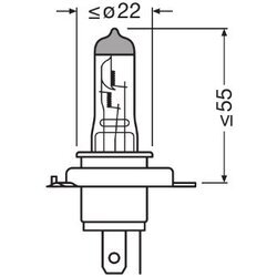 Žiarovka pre diaľkový svetlomet OSRAM 62193CBB-HCB