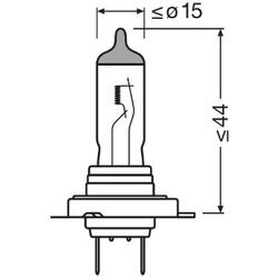 Žiarovka pre diaľkový svetlomet OSRAM 64215TSP - obr. 1