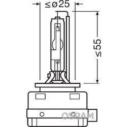 Žiarovka pre diaľkový svetlomet OSRAM 66150CBI