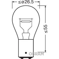 Žiarovka pre brzdové/koncové svetlo OSRAM 7538LDR-01B