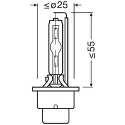 Žiarovka pre diaľkový svetlomet OSRAM 66440CBN-HCB - obr. 1
