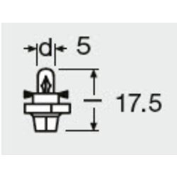Žiarovka pre osvetlenie prístrojového panelu OSRAM 2431MFX6 - obr. 1