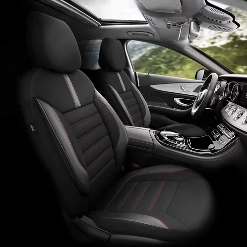Sada autopoťahov LIMITED 101 BLACK/RED 3-ZIP /OTOM/ - obr. 1