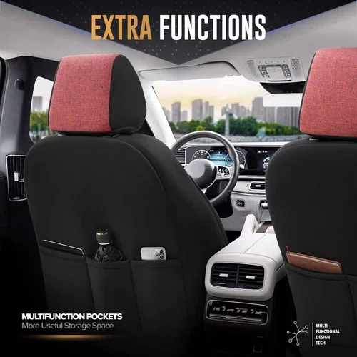 Sada autopoťahov THRONE 103 RED 3-ZIP /OTOM/ - obr. 6